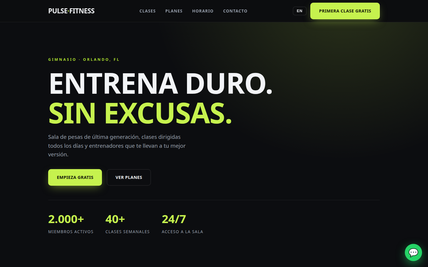 Pulse Fitness Club — Gimnasio