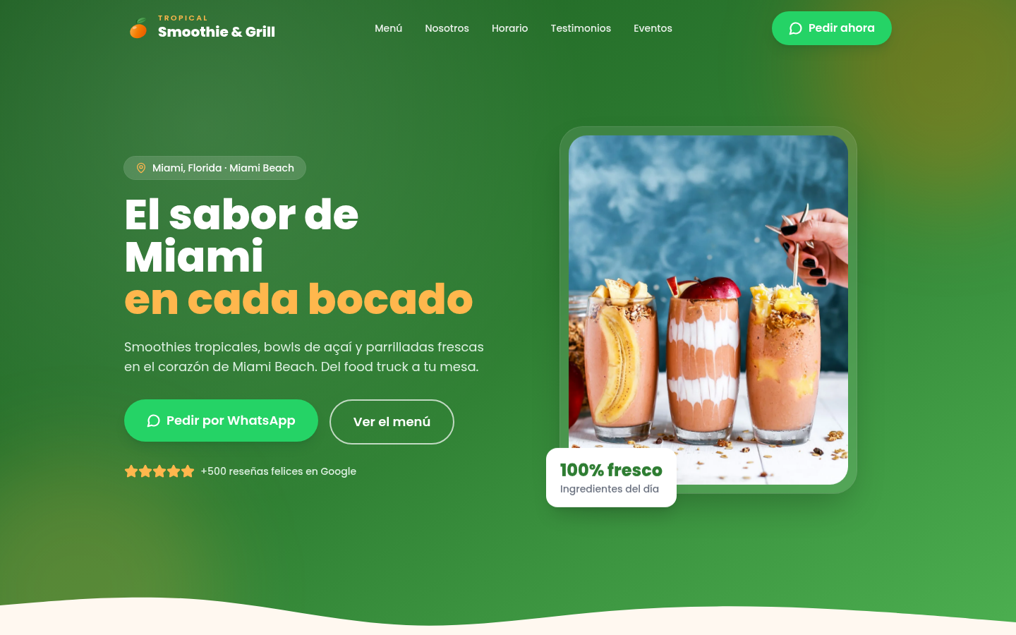 Tropical Smoothie & Grill — Restaurante